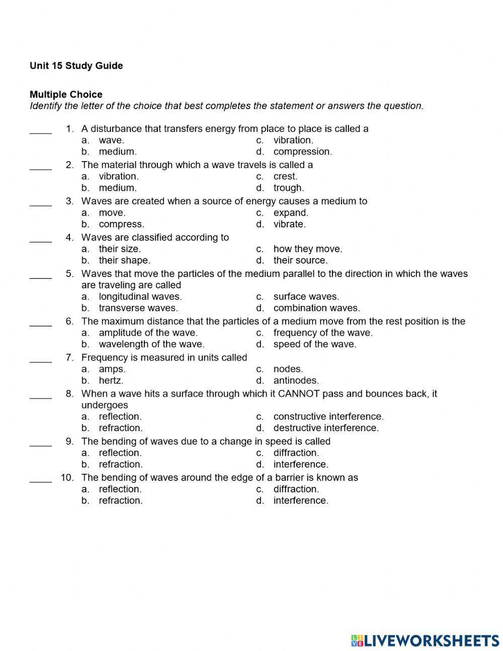 PS-15-Study Guide page 1