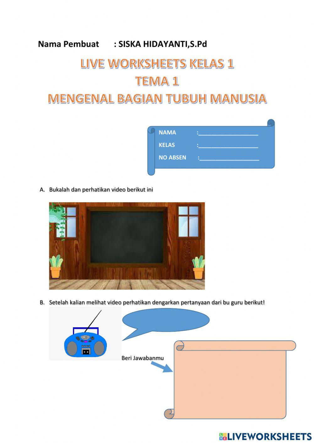 Bagian Tubuh Manusia