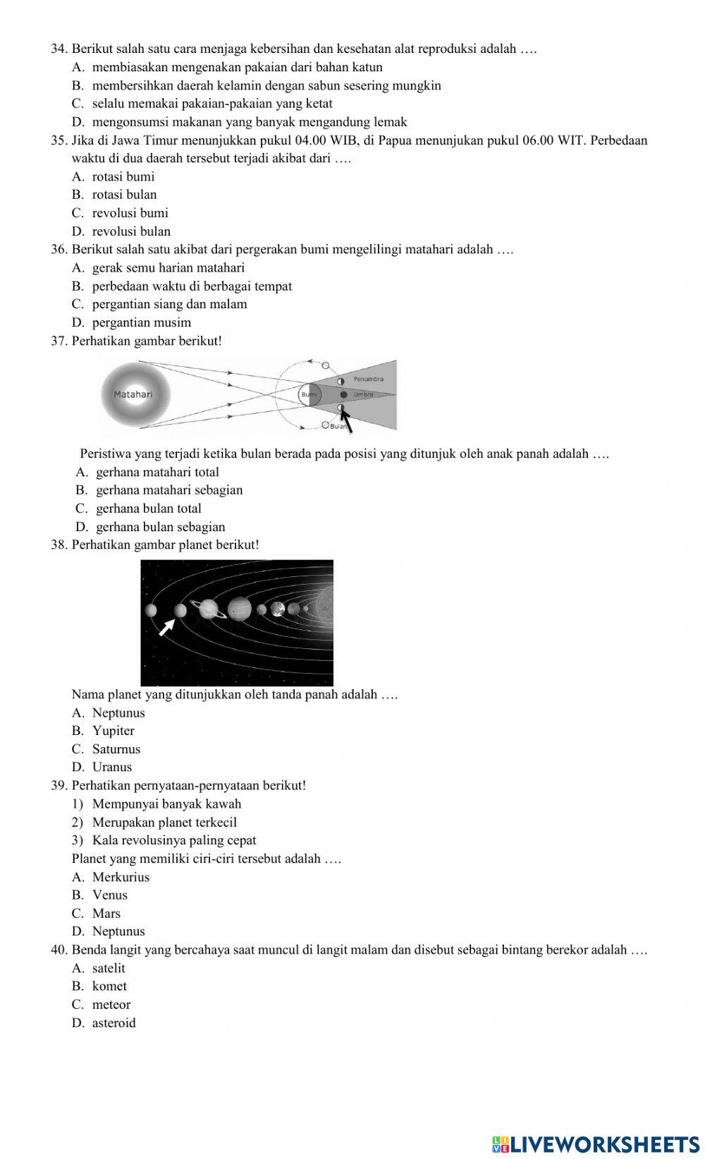UM Ilmu Pengetahuan Alam