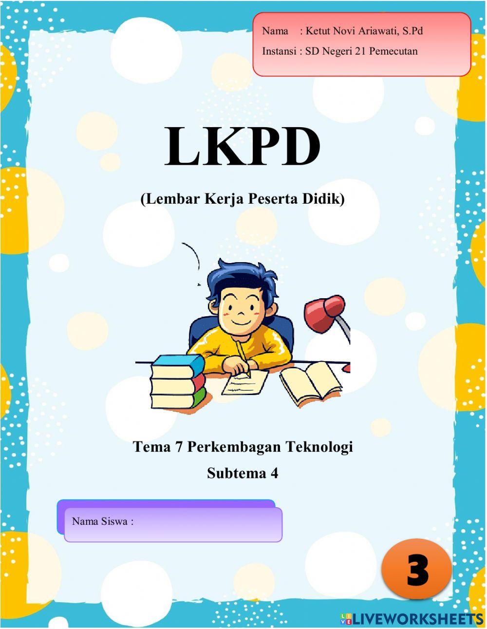 LKPD Tema 7 Subtema 4