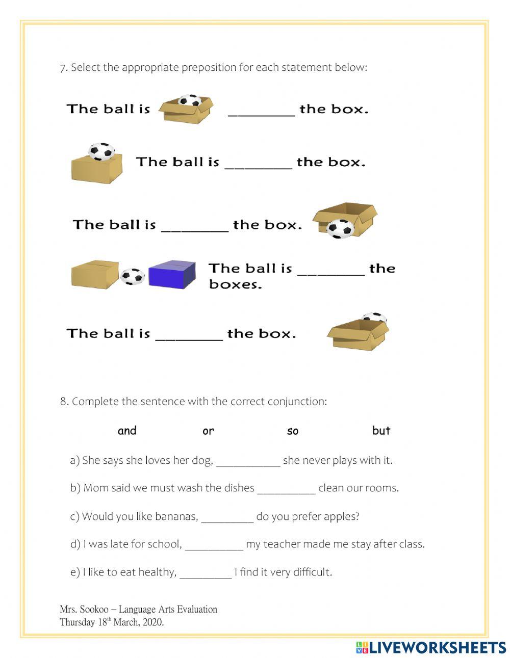 Language Evaluation Term 2