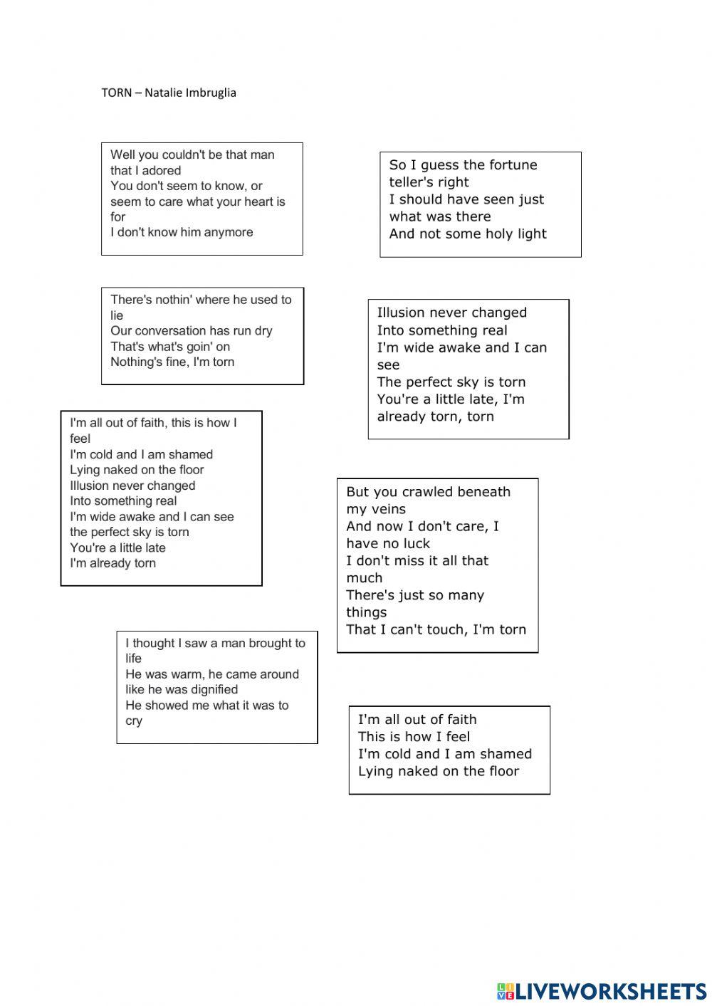 TORN - Natalie Imbruglia