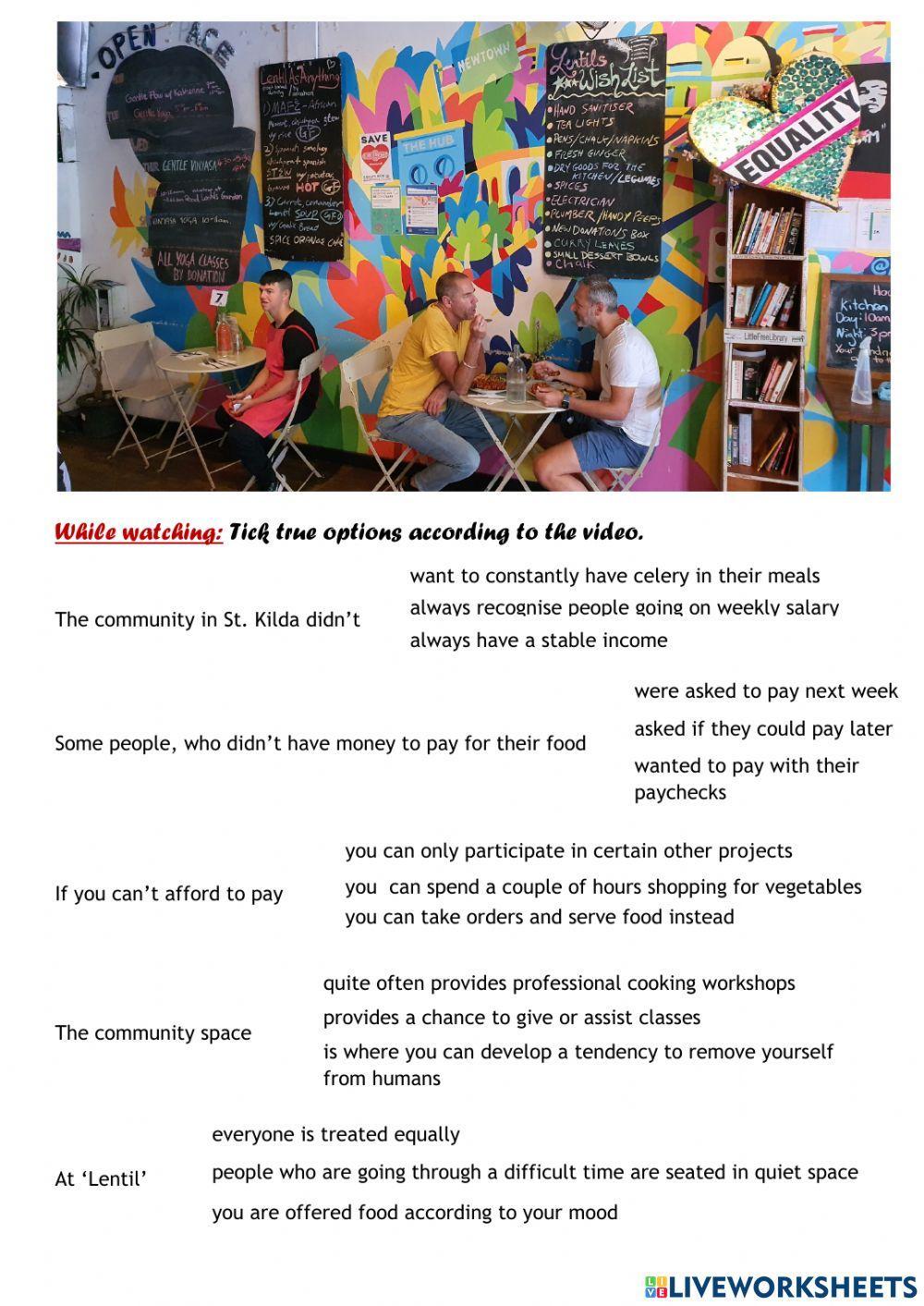 Lentil as Anything - Food without borders