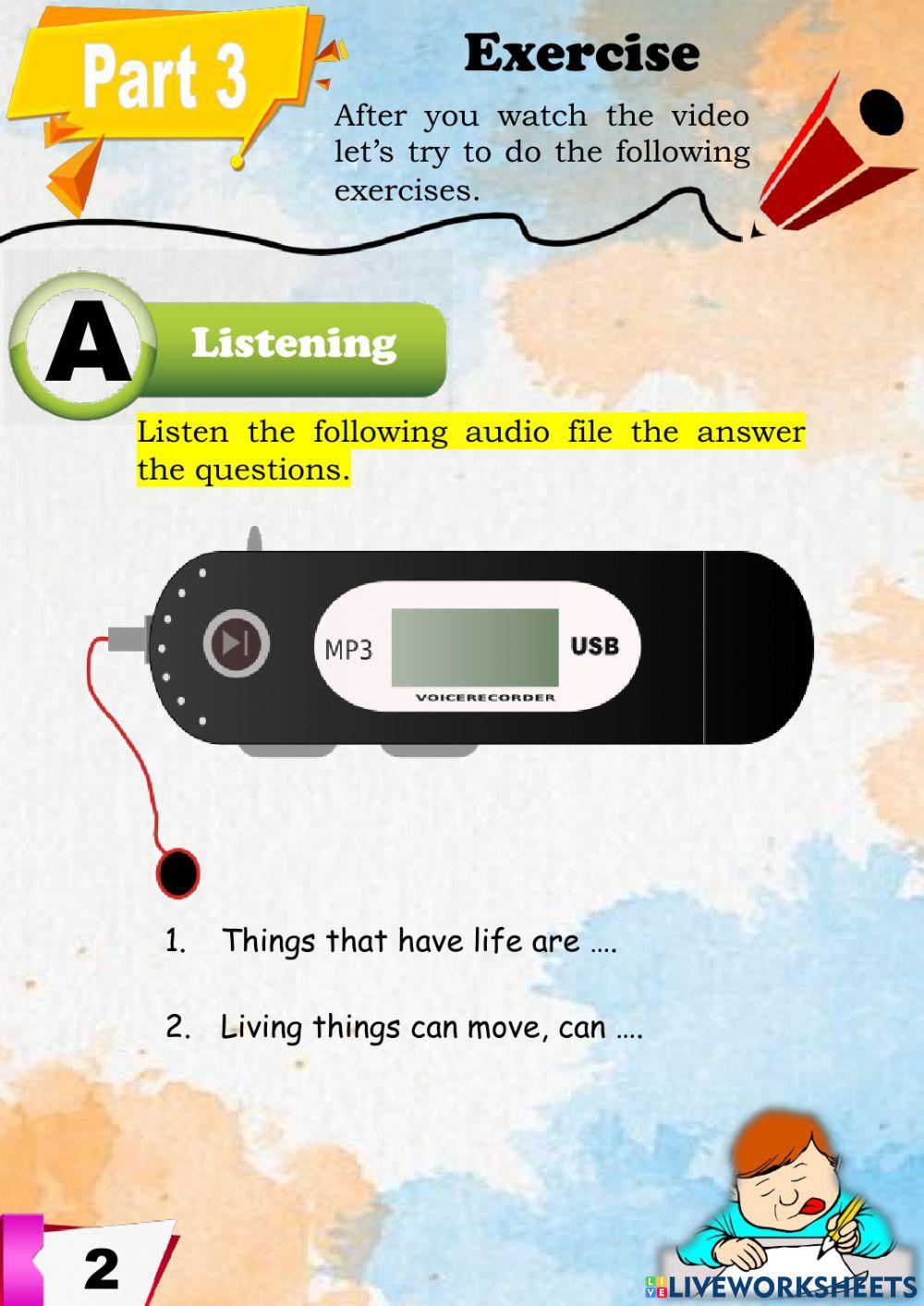 Science-Grade 1 : Living & Non Living Things