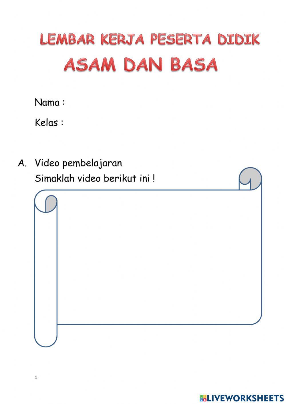 Lkpd asam basa