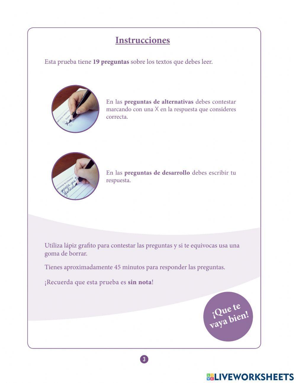 Diagnóstico Integral de Aprendizajes Lectura Diagnóstico Integral de Aprendizajes Lectura