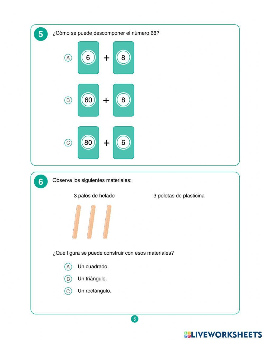 Diagnóstico Integral de Aprendizajes Matemática