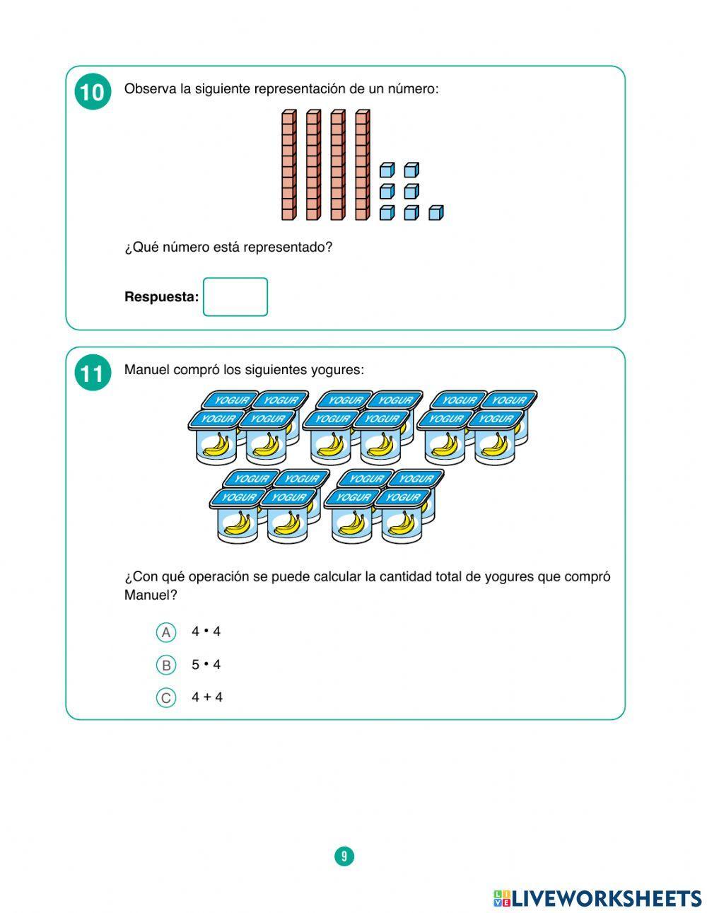 Diagnóstico Integral de Aprendizajes Matemática