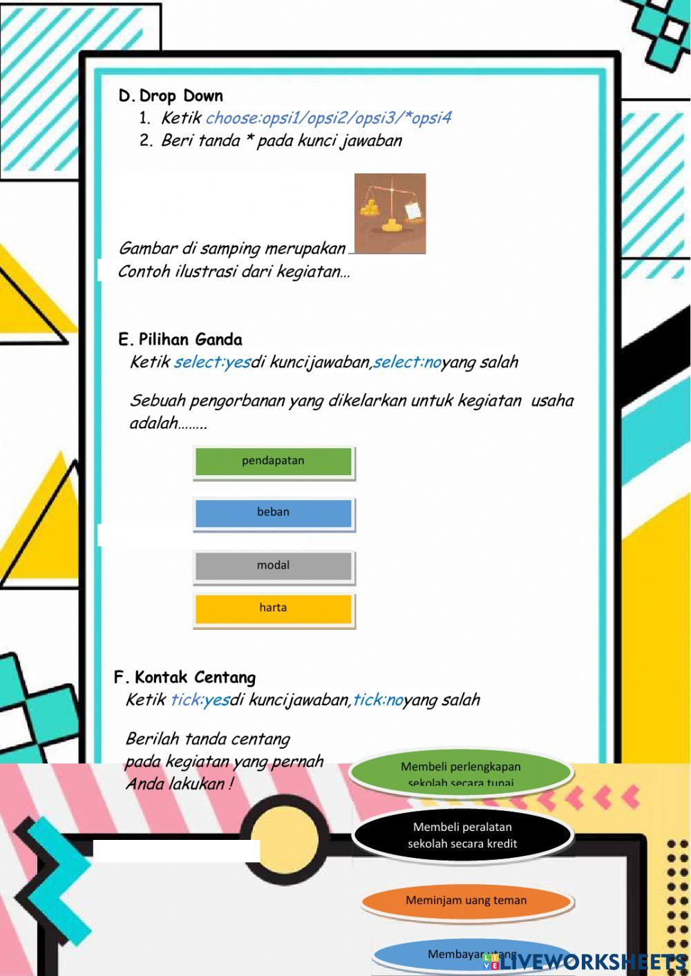 Persamaan dasar akuntansi