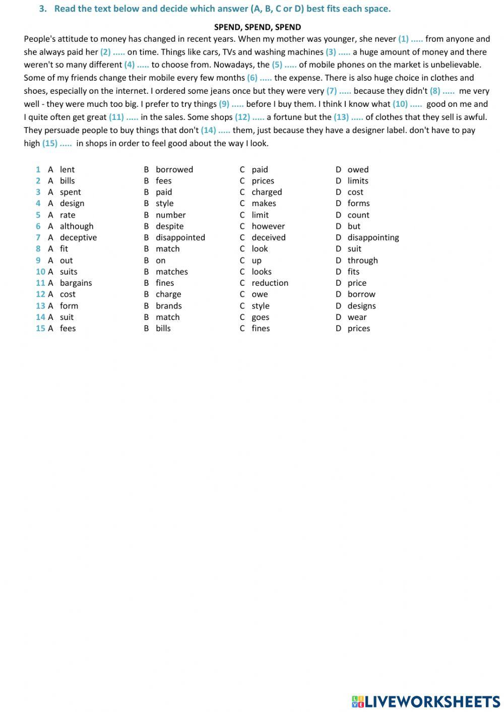 FCE Use of English 1