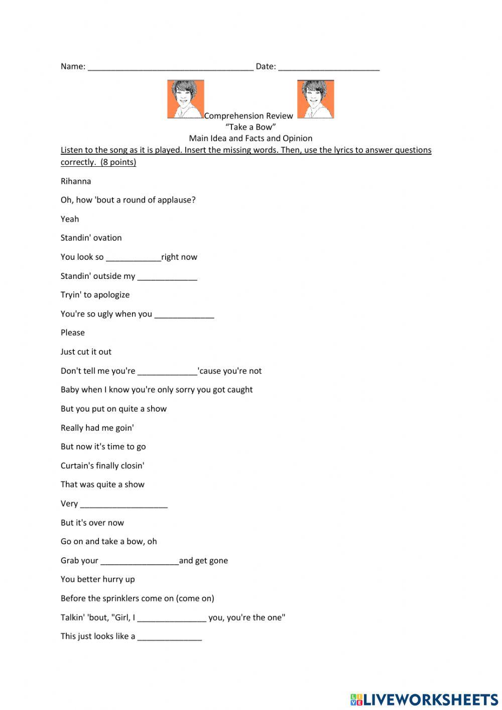 Facts and opinion Review