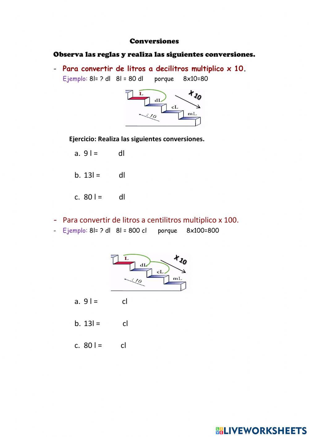 Medidas de Capacidad