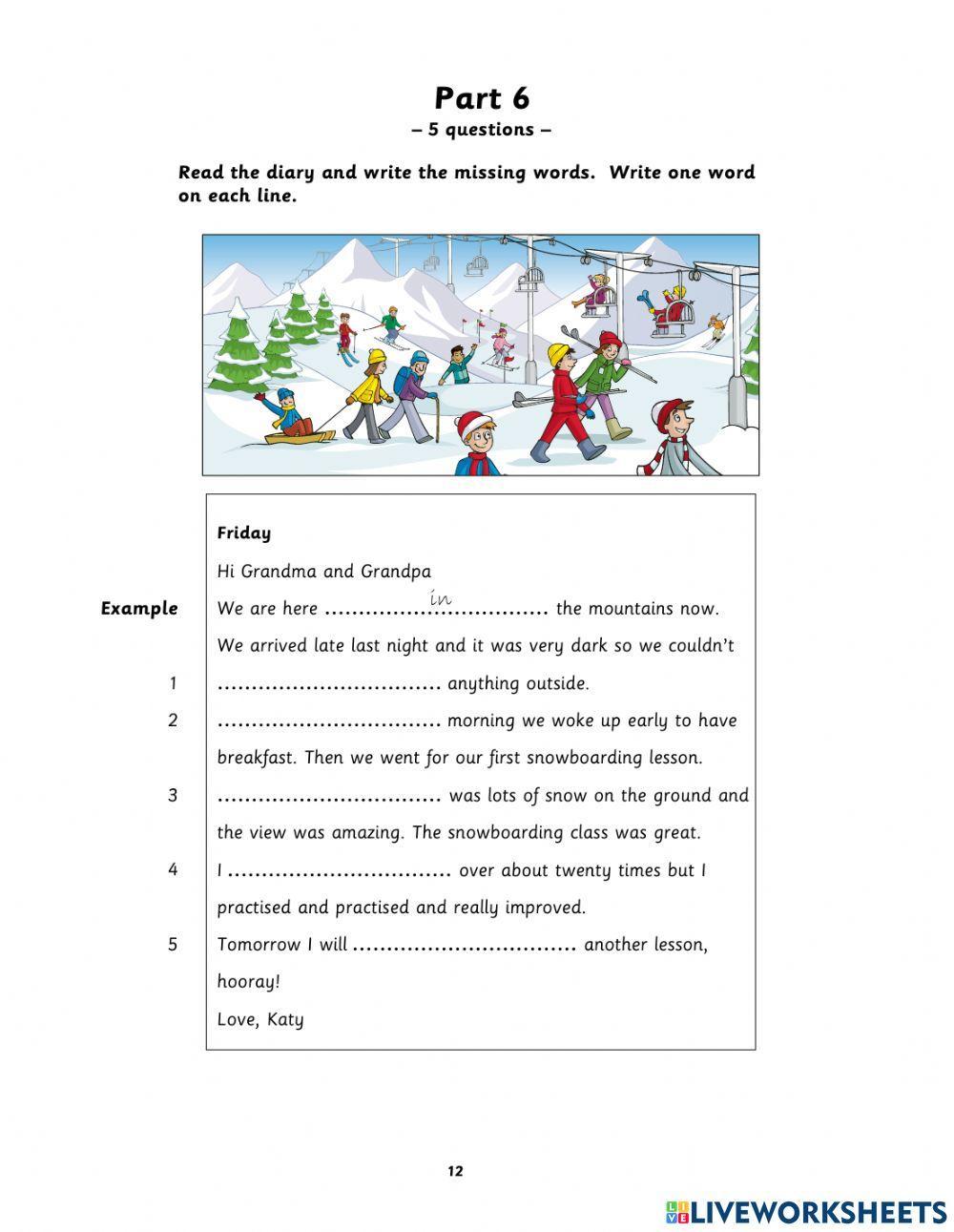 Flyers mock test 2021-R&W