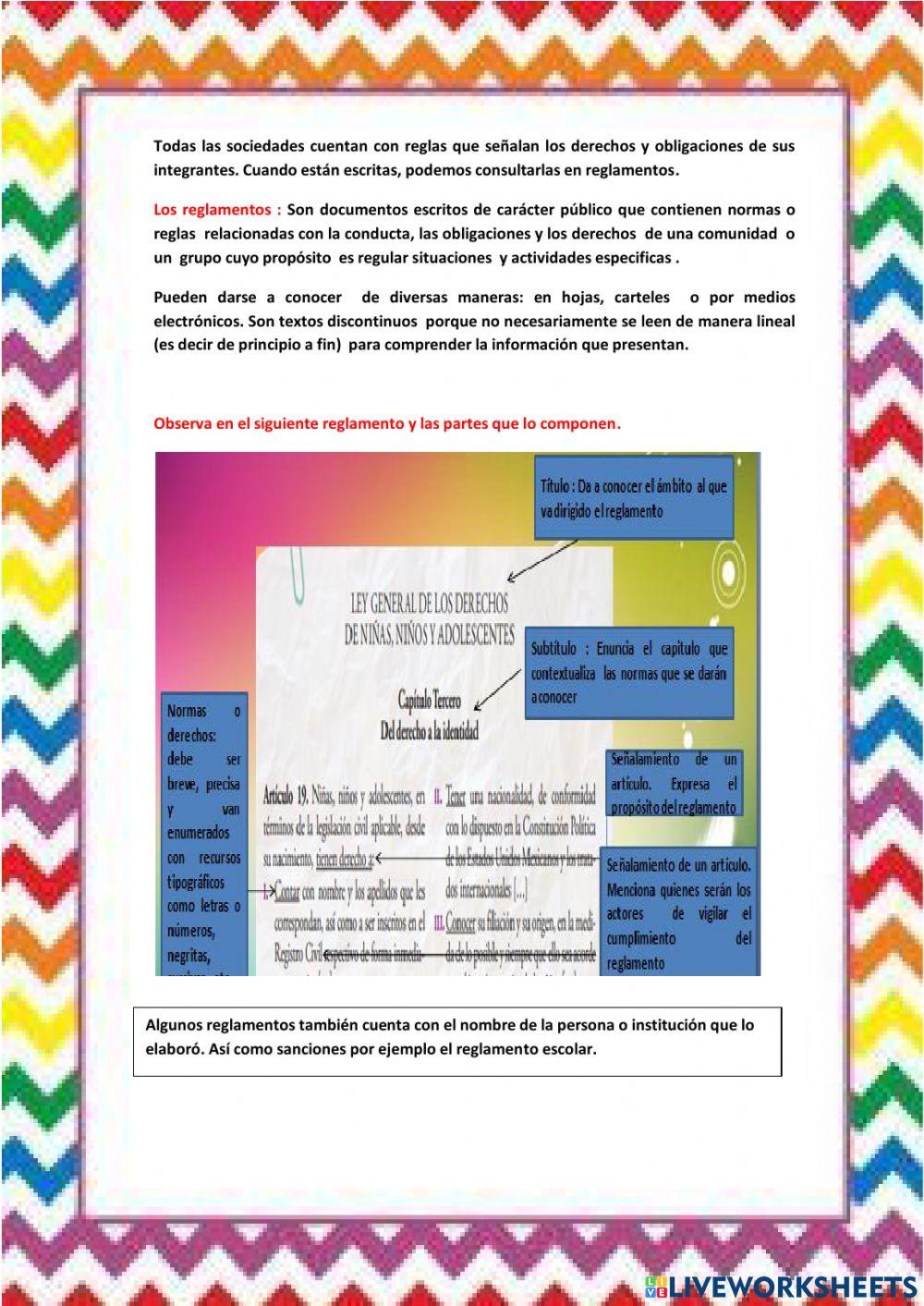 Reglamento Definición