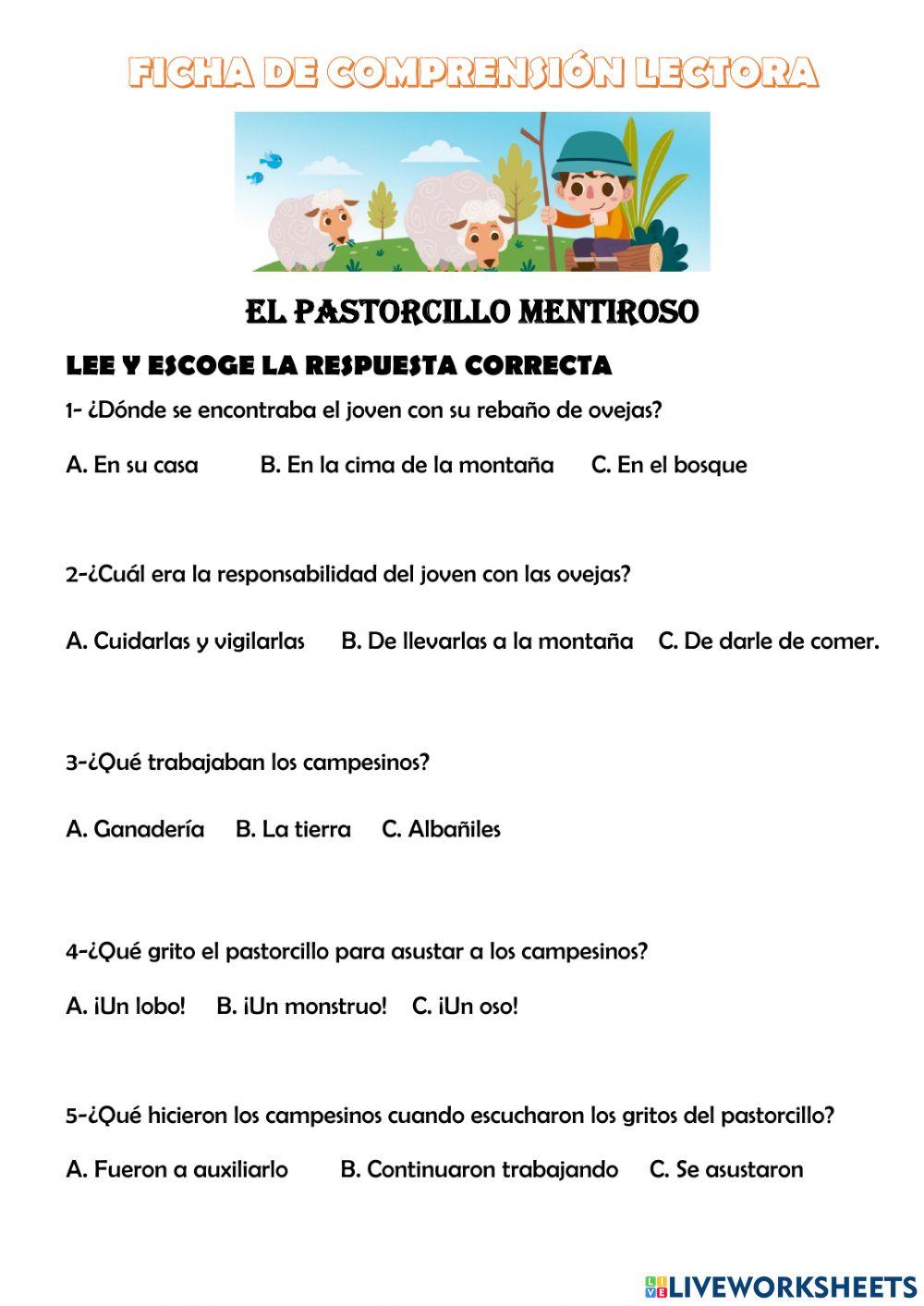 El pastorcillo mentiroso El pastorcillo mentiroso