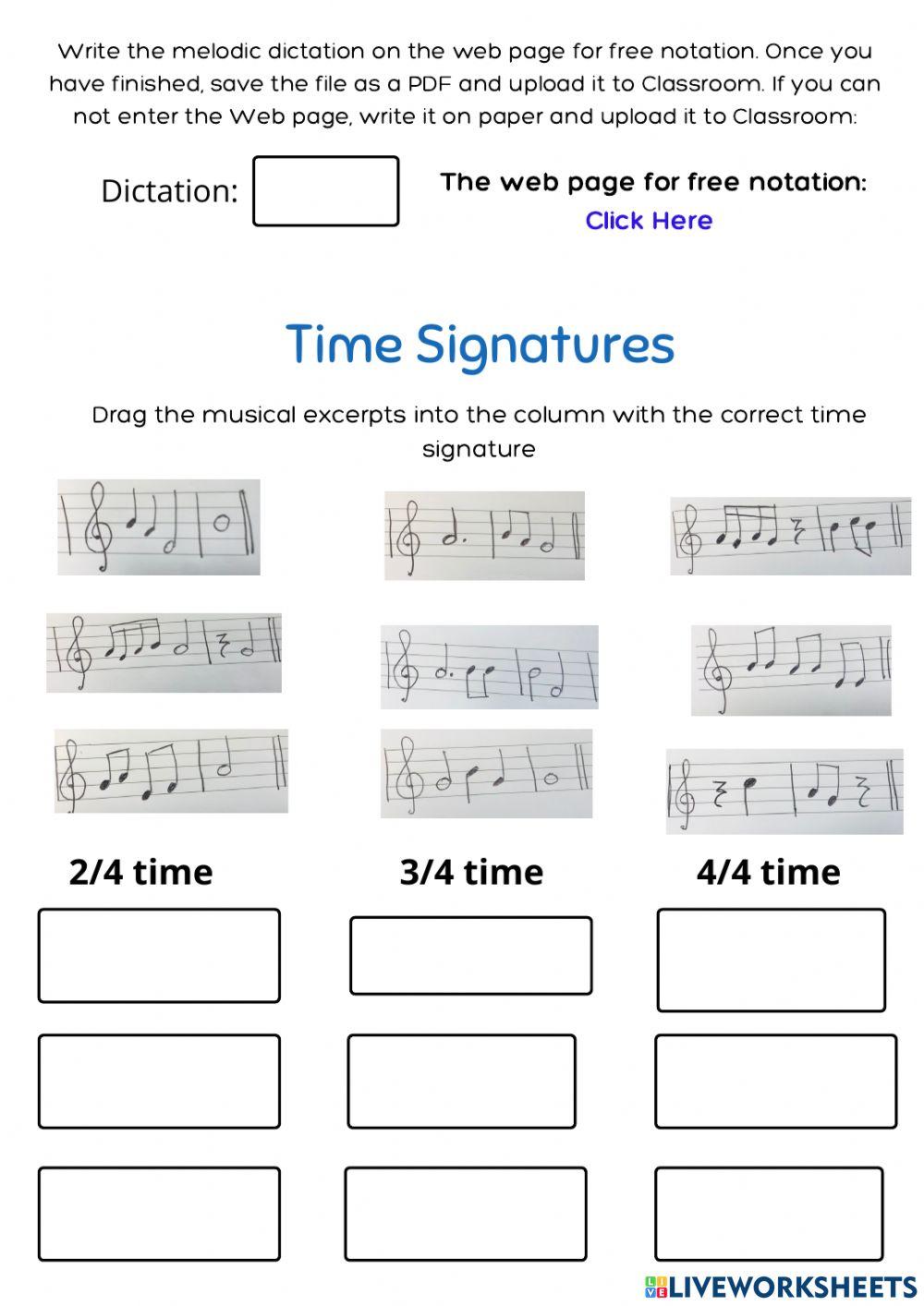 7th. Reading Music Exam