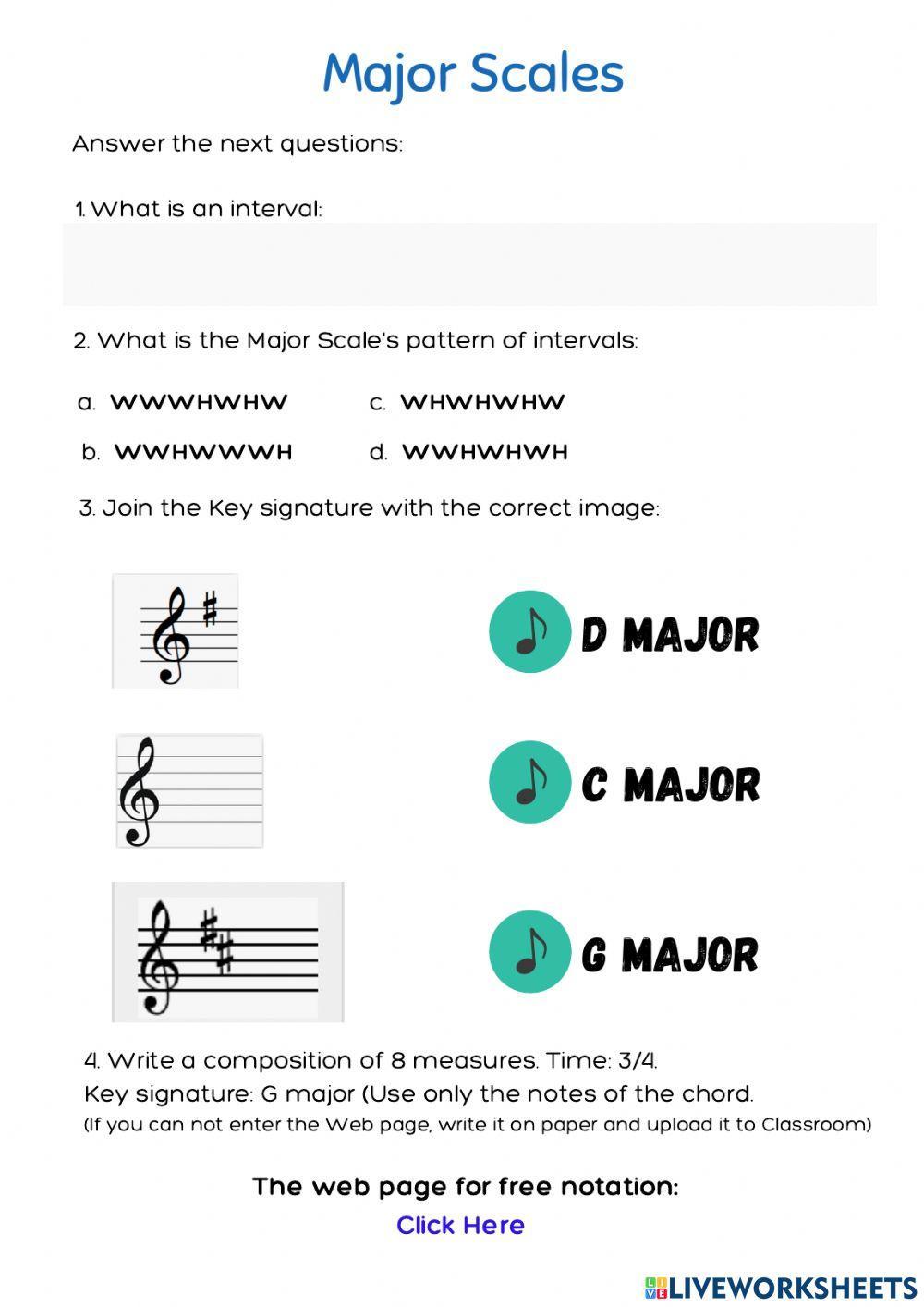 8th. Grade. Music Reading