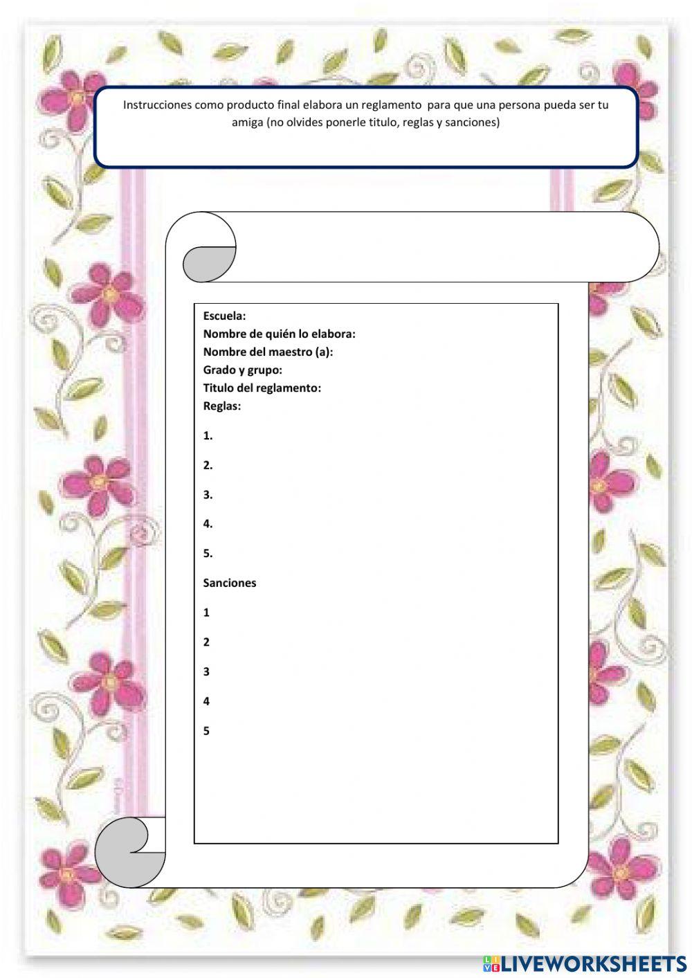 Redacción y Organización de un reglamento