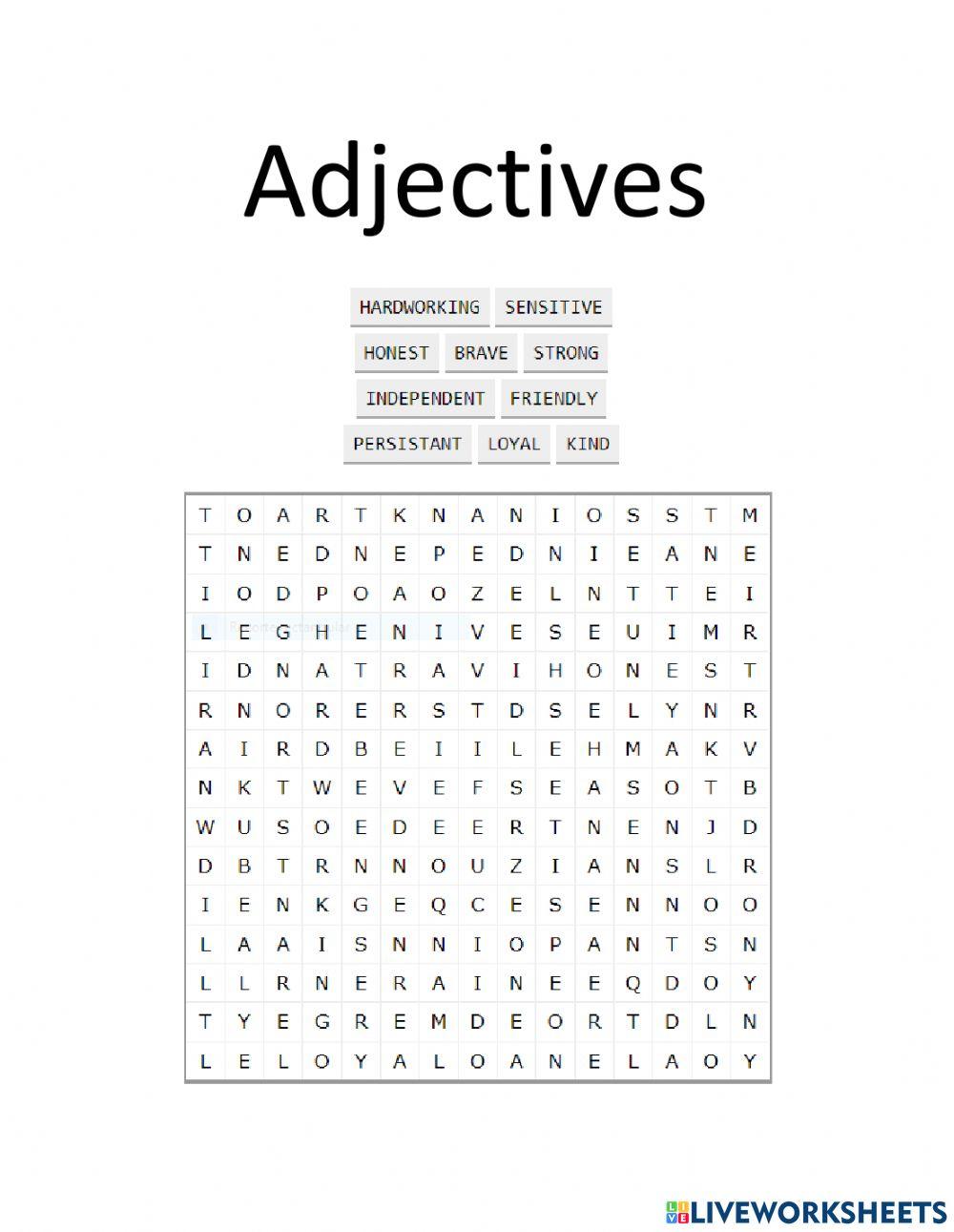 Adjetives