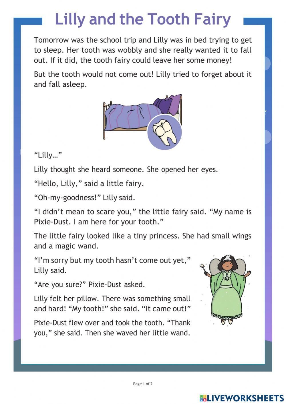 Lilly and the Tooth Fairy