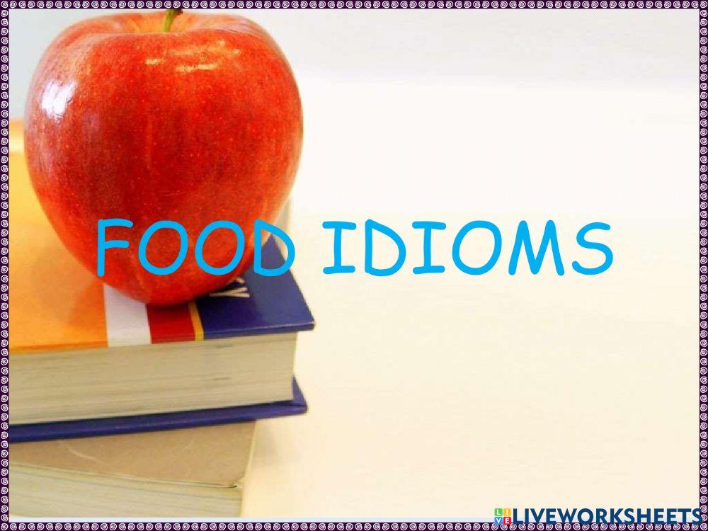 Food idioms