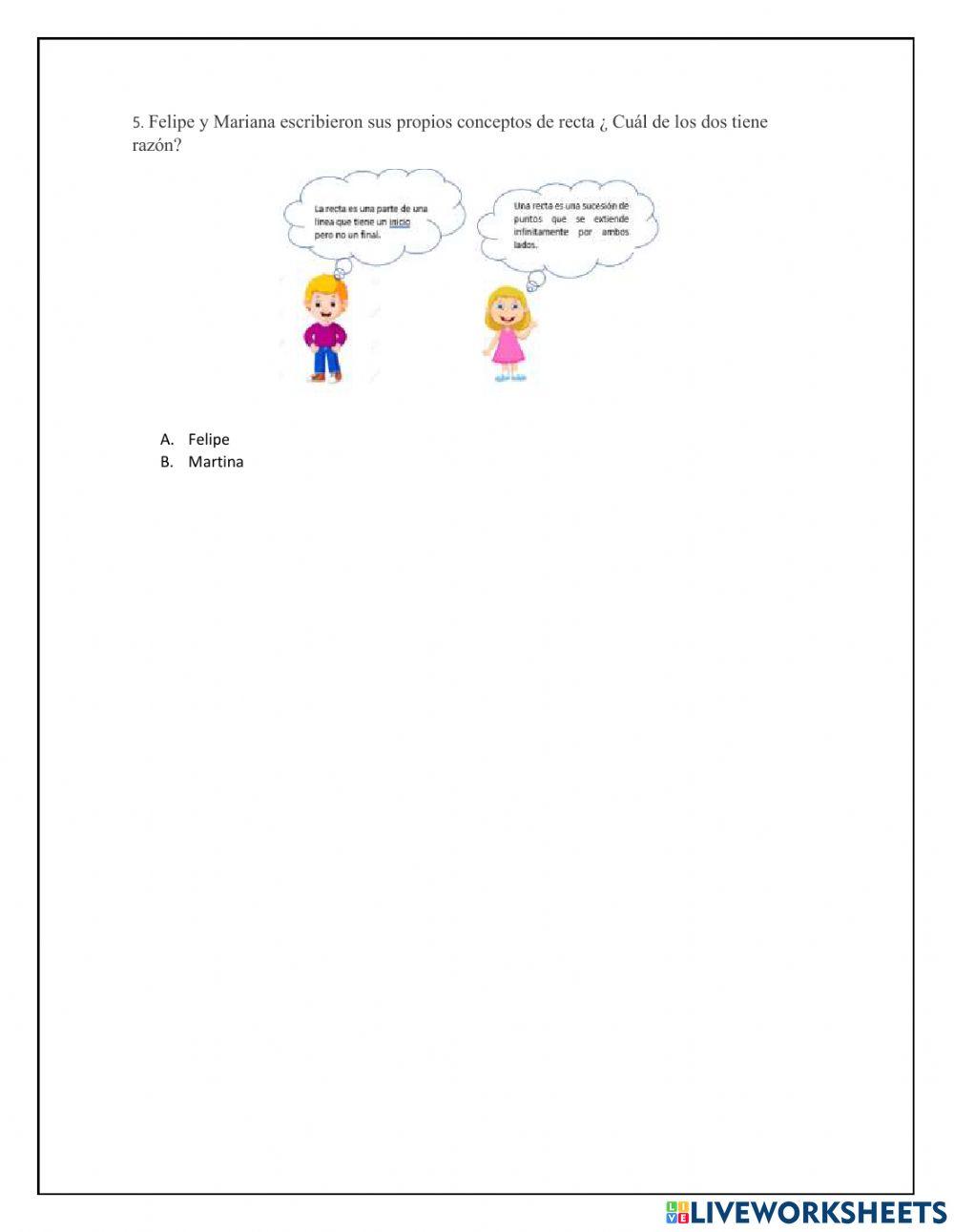 Punto, rayos,segmentos y rectas