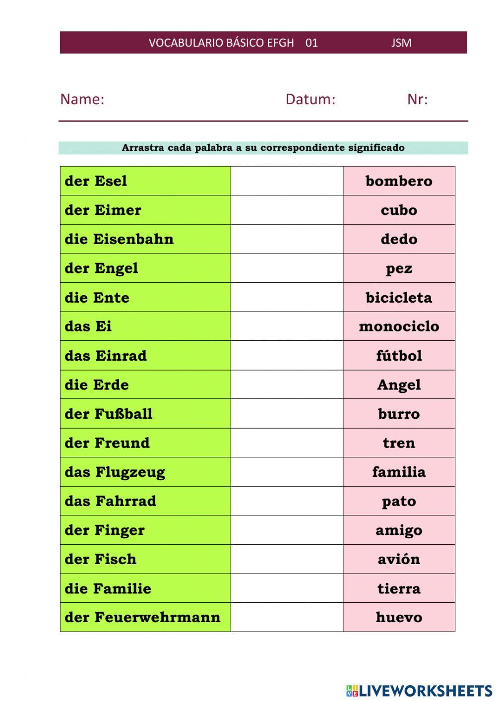 Vocabulrio Básico EFGH 01