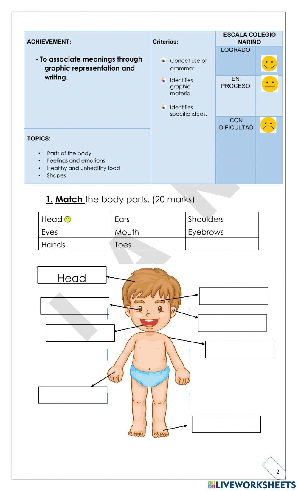 English exam Transition A