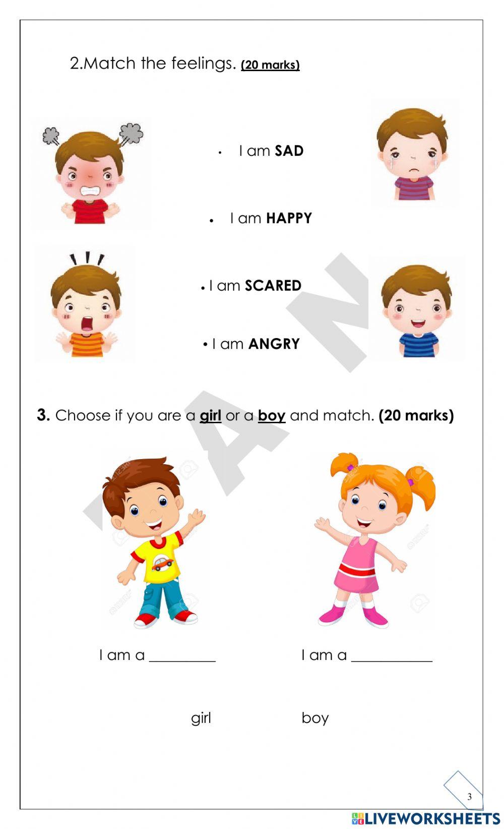 English exam Transition A