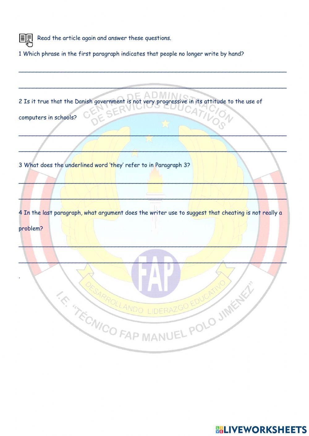 Technology in Classrooms