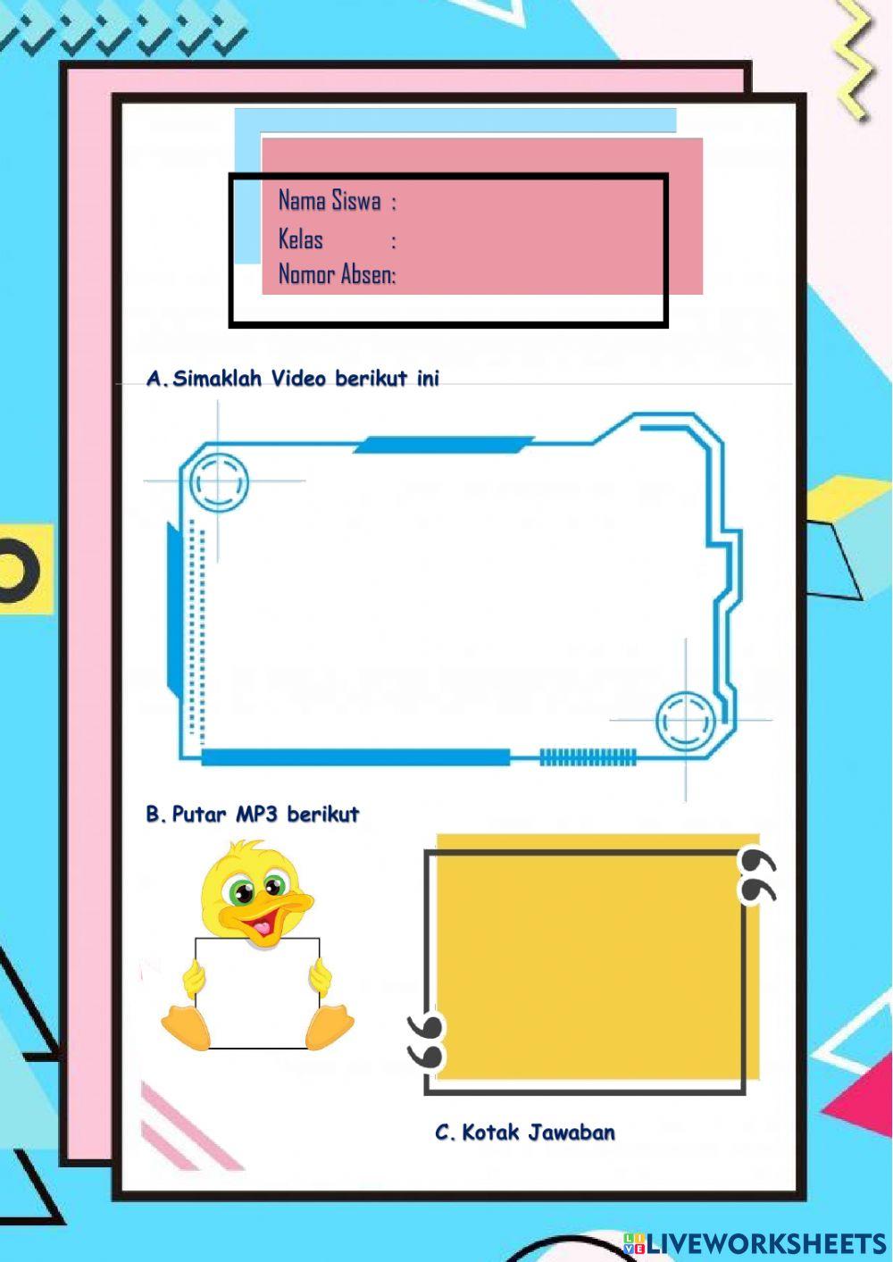 E-lkpd getaran dan gelombang