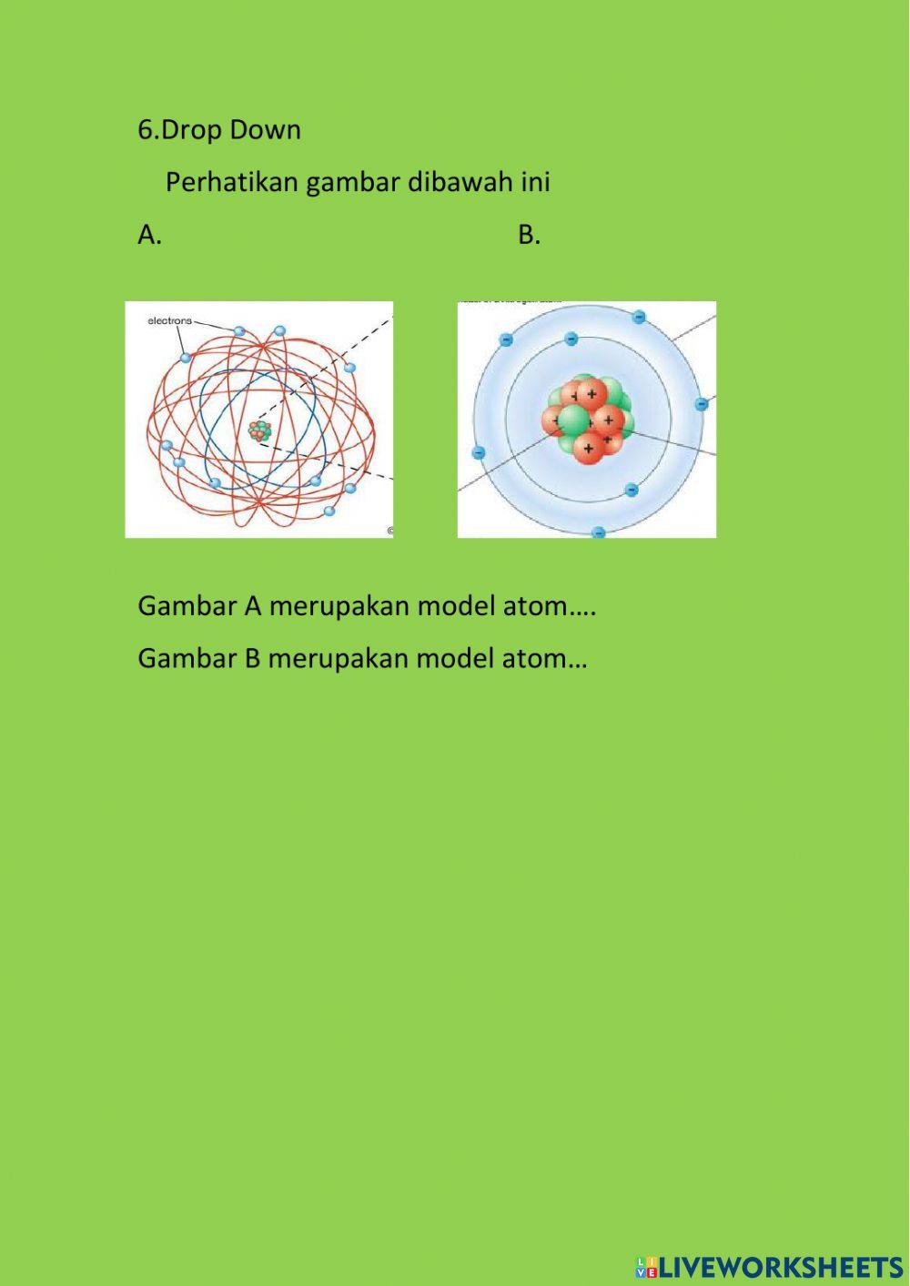Lkpd perkembangan model atom