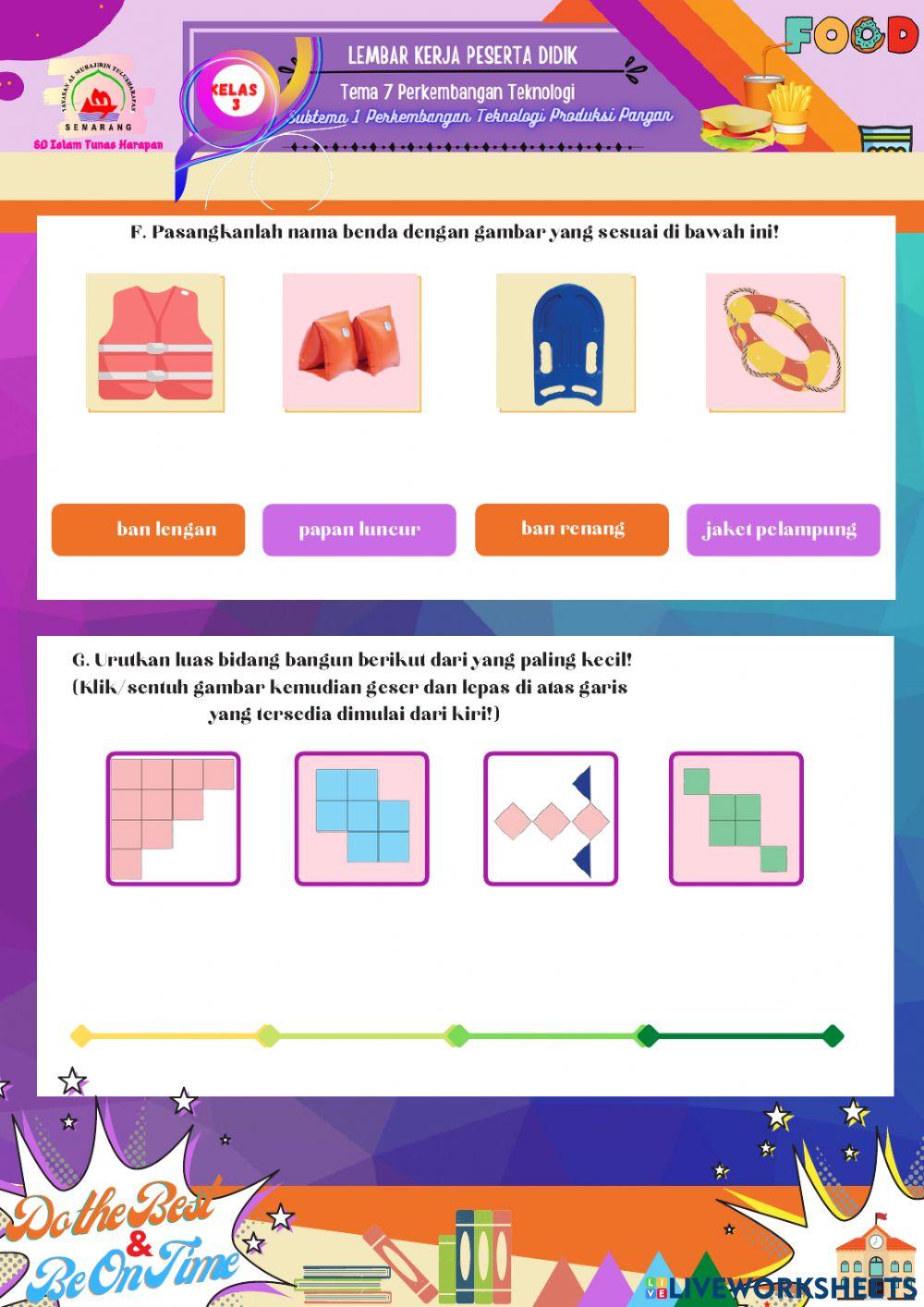 LKPD Tema 7 Subtema Perkembangan Teknologi Produksi Pangan Kelas III