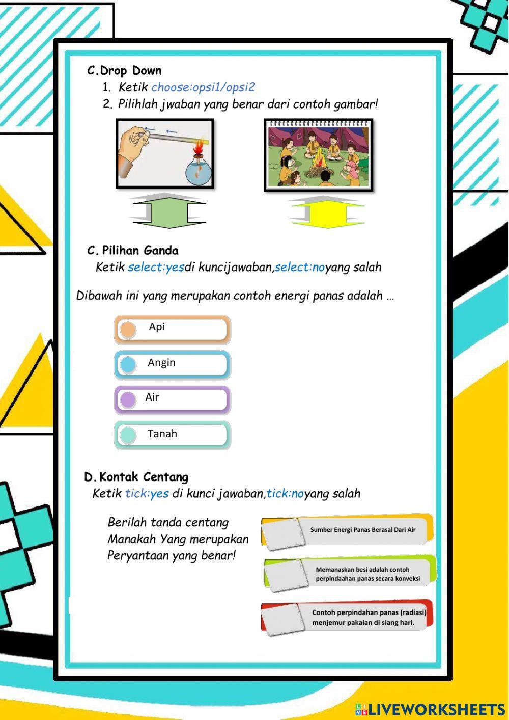 Sumber Energi Panas dan Perpindahannya