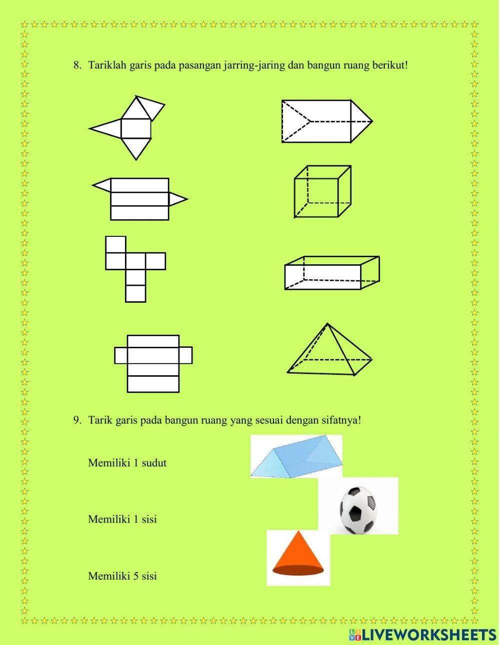 Lkpd bangun ruang kelas 6