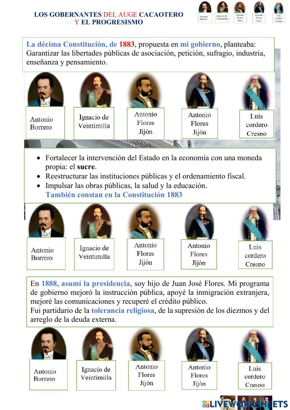 Gobiernos del progresismo