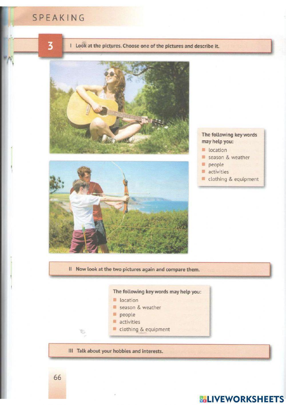 English Test Training A2 - Speaking 1-14