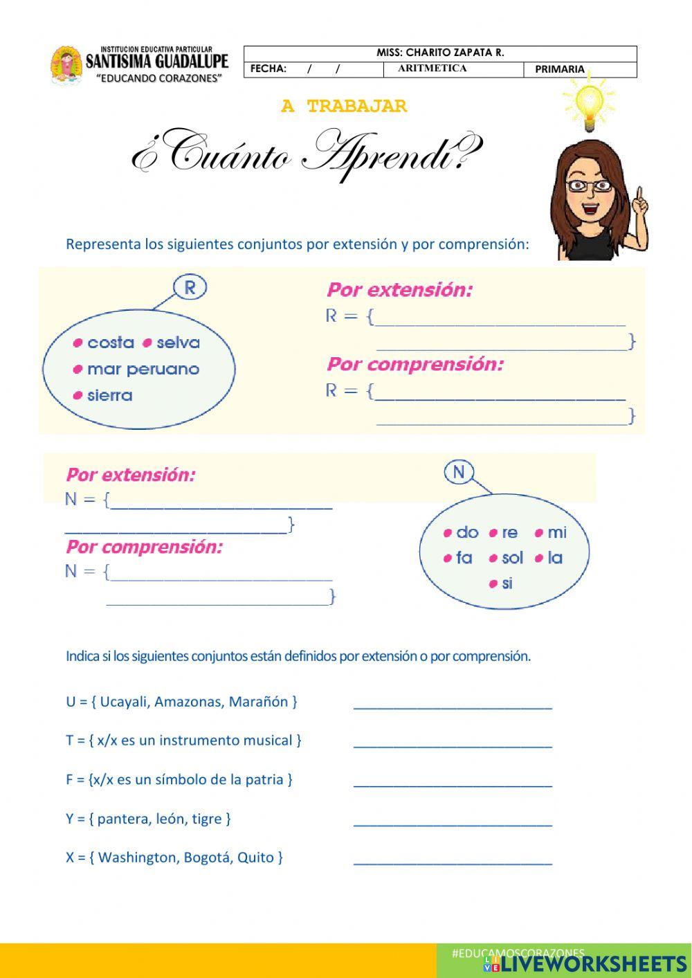 Determinación de Conjuntos