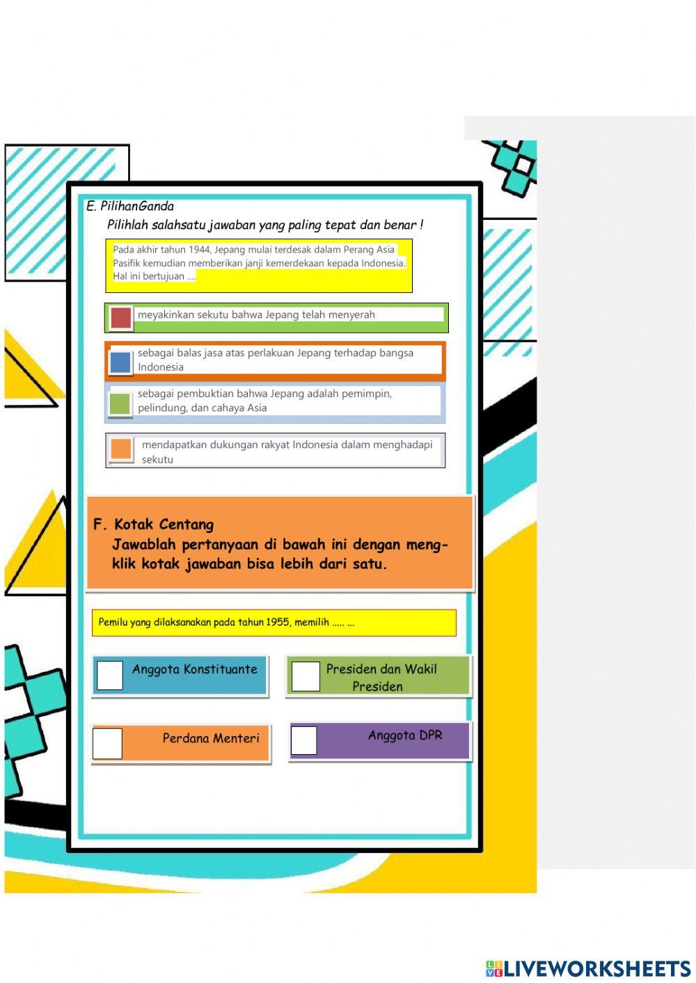 LKPD masa Proklamasi