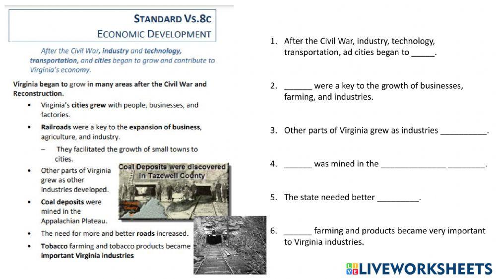 VS8c Economic Development During Reconstruction