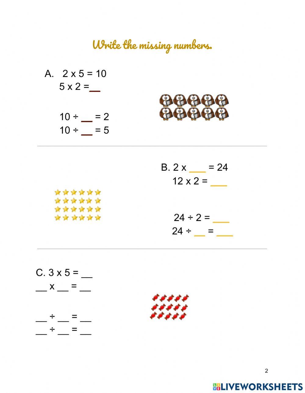 Multiplication - Division