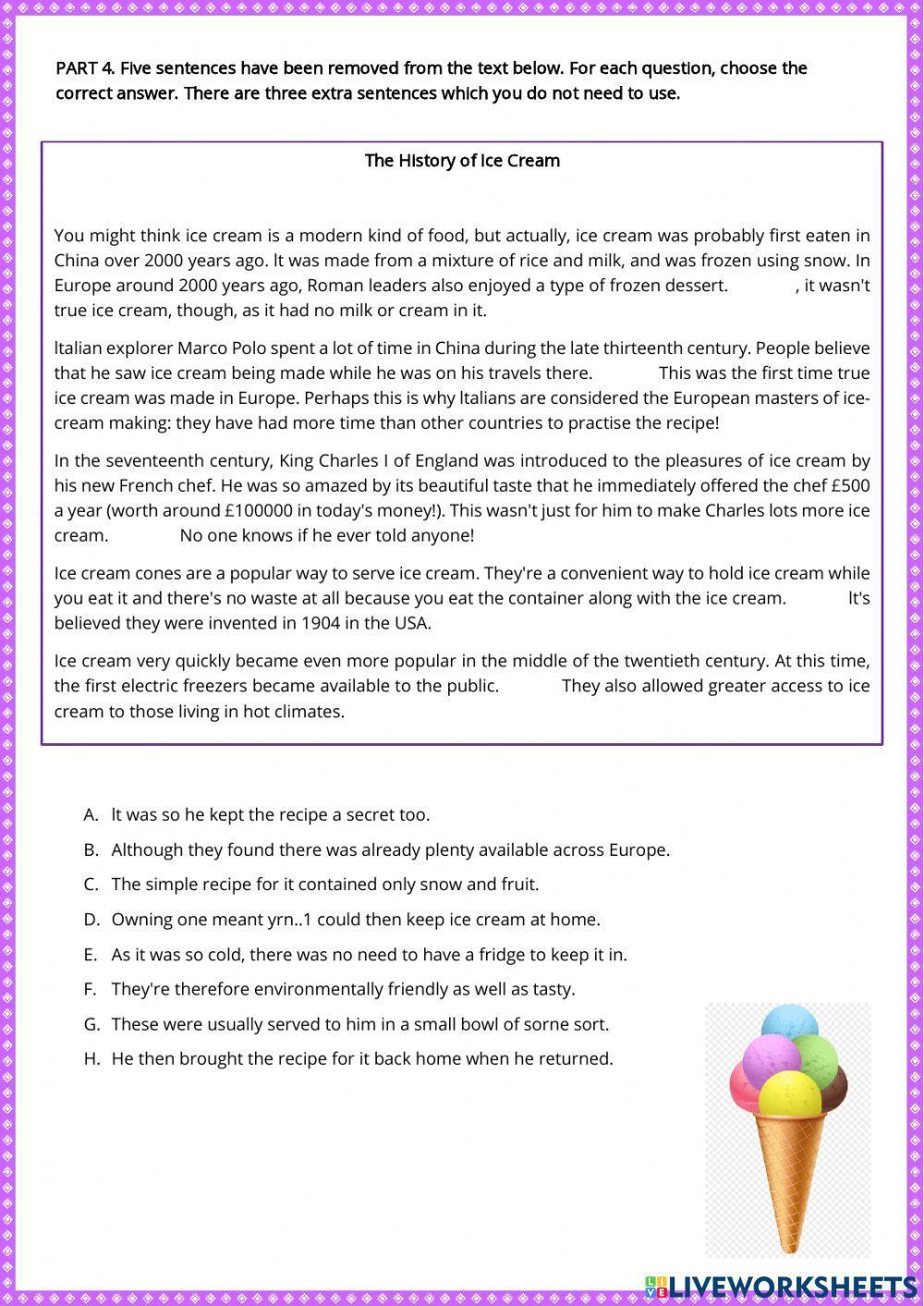 Pet for schools test