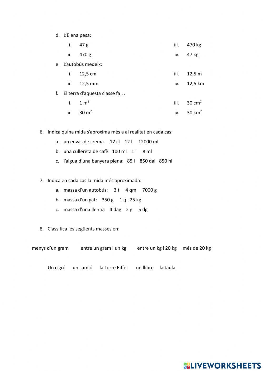 Estimació de mesures