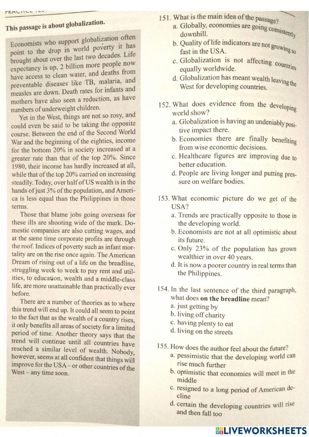 Ecpe - practice test