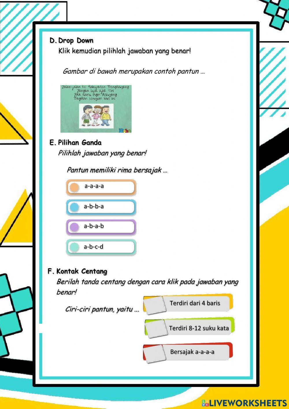 Latihan E-LKPD EVRINA SD6MP