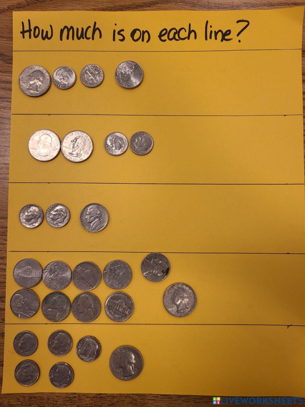 Math Coin Counting