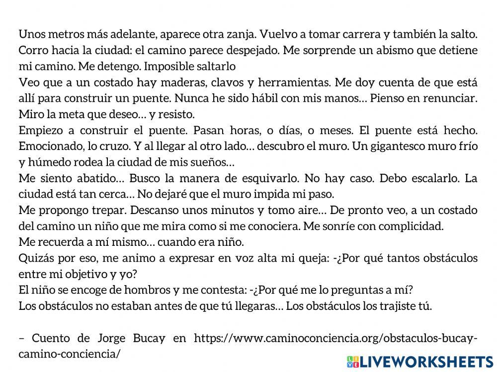 Análisis de textos narrativos