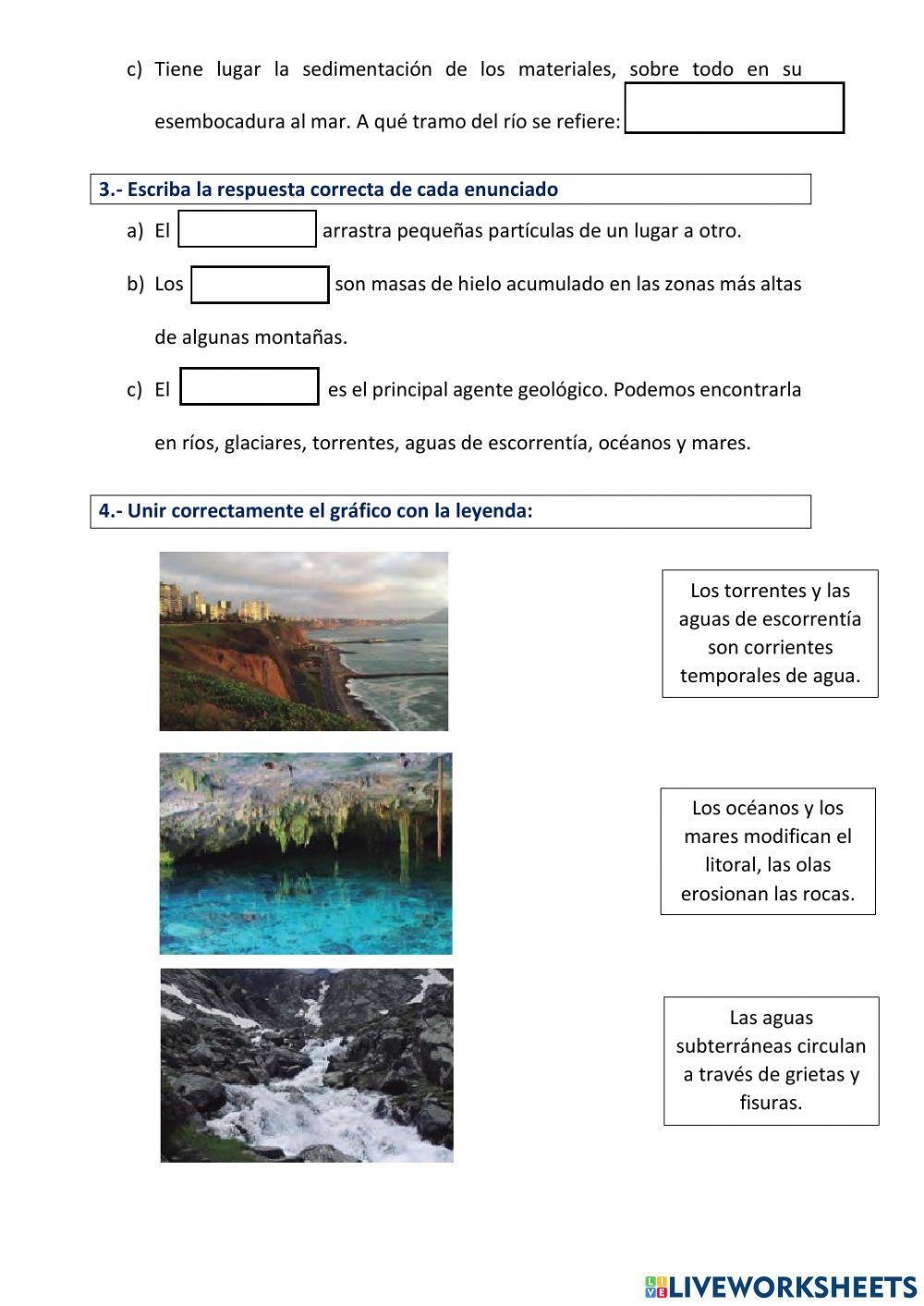 Agentes geológicos externos