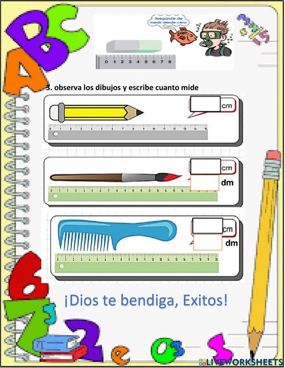 Unidades de medida 1°