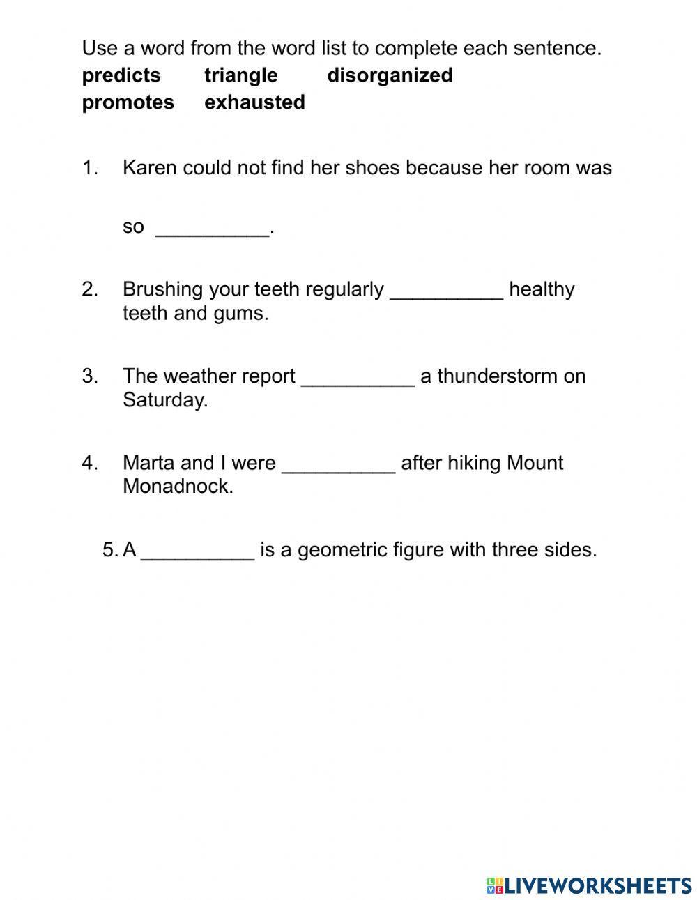 Prefix, Suffix, base words